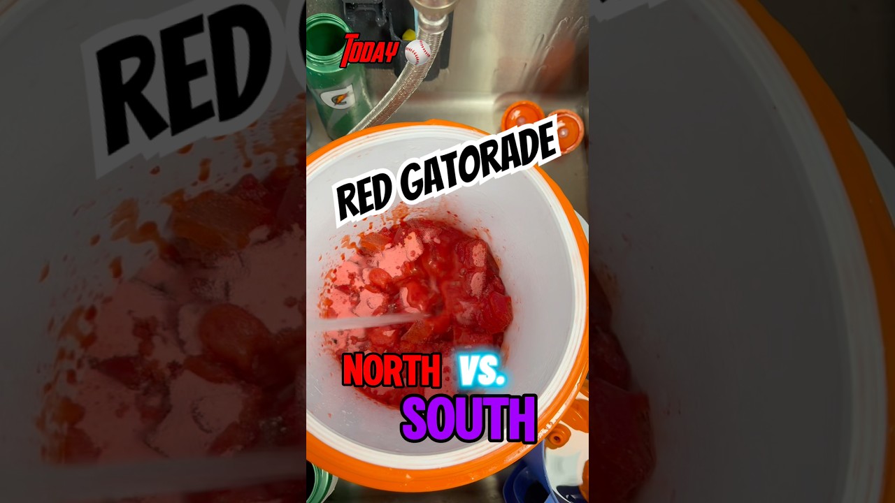 Is red gatorade peak? #gatorade #baseball #sports