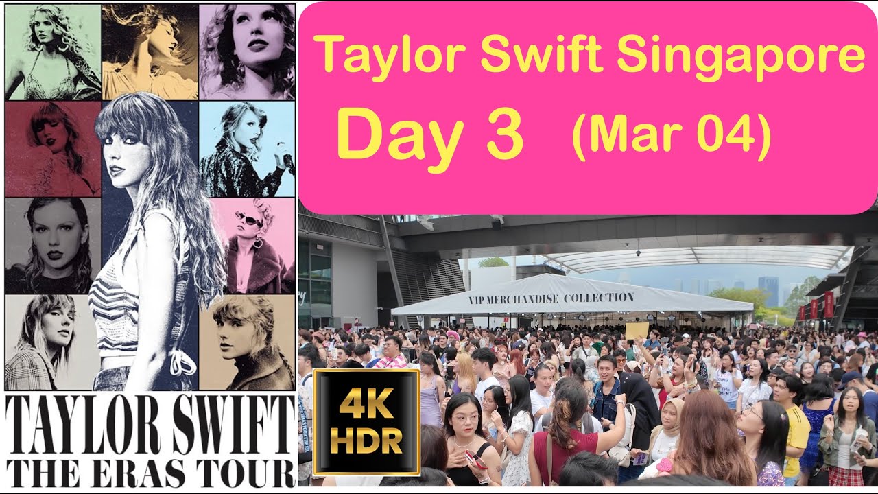 Day 3 of Taylor Swift Concert Singapore Crowd (Mar 04)