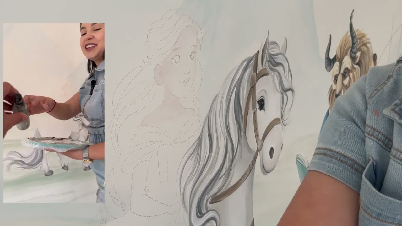 Como pintar o rosto humano na parede?