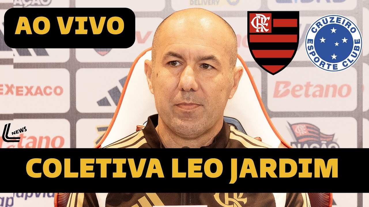 COLETIVA LEONARDO JARDIM AO VIVO - FLAMENGO X CRUZEIRO - BRASILEIRO 2026