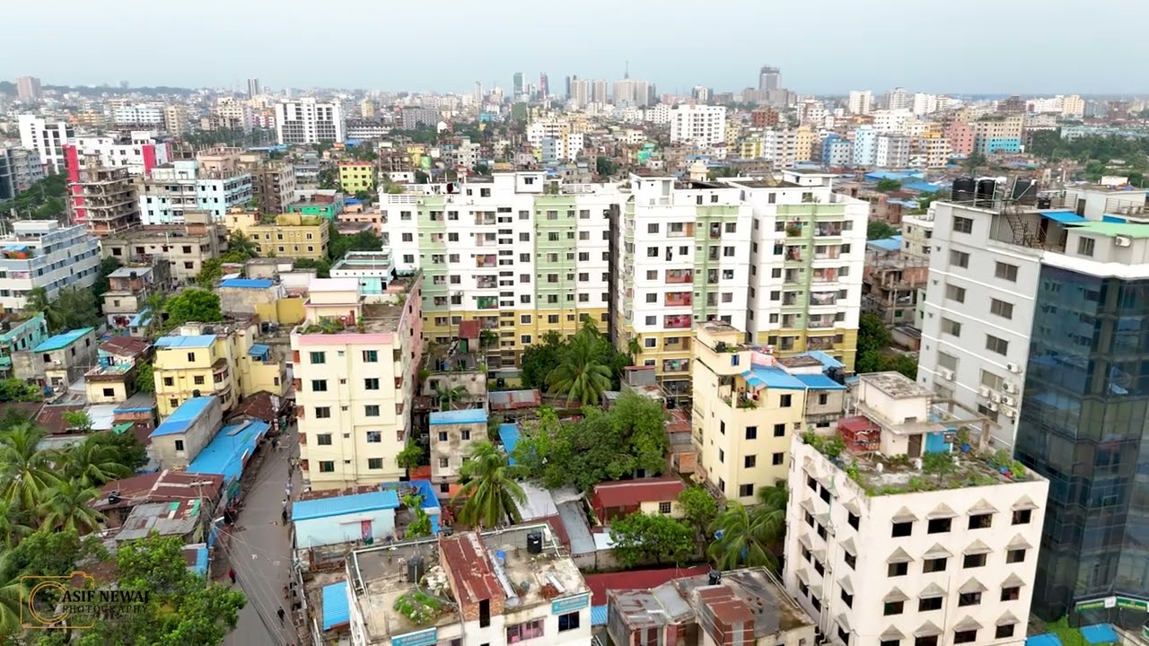 Drone shot in Chittagong~ Beparipara-Shantibagh-Boropol-Chotopol-CDA