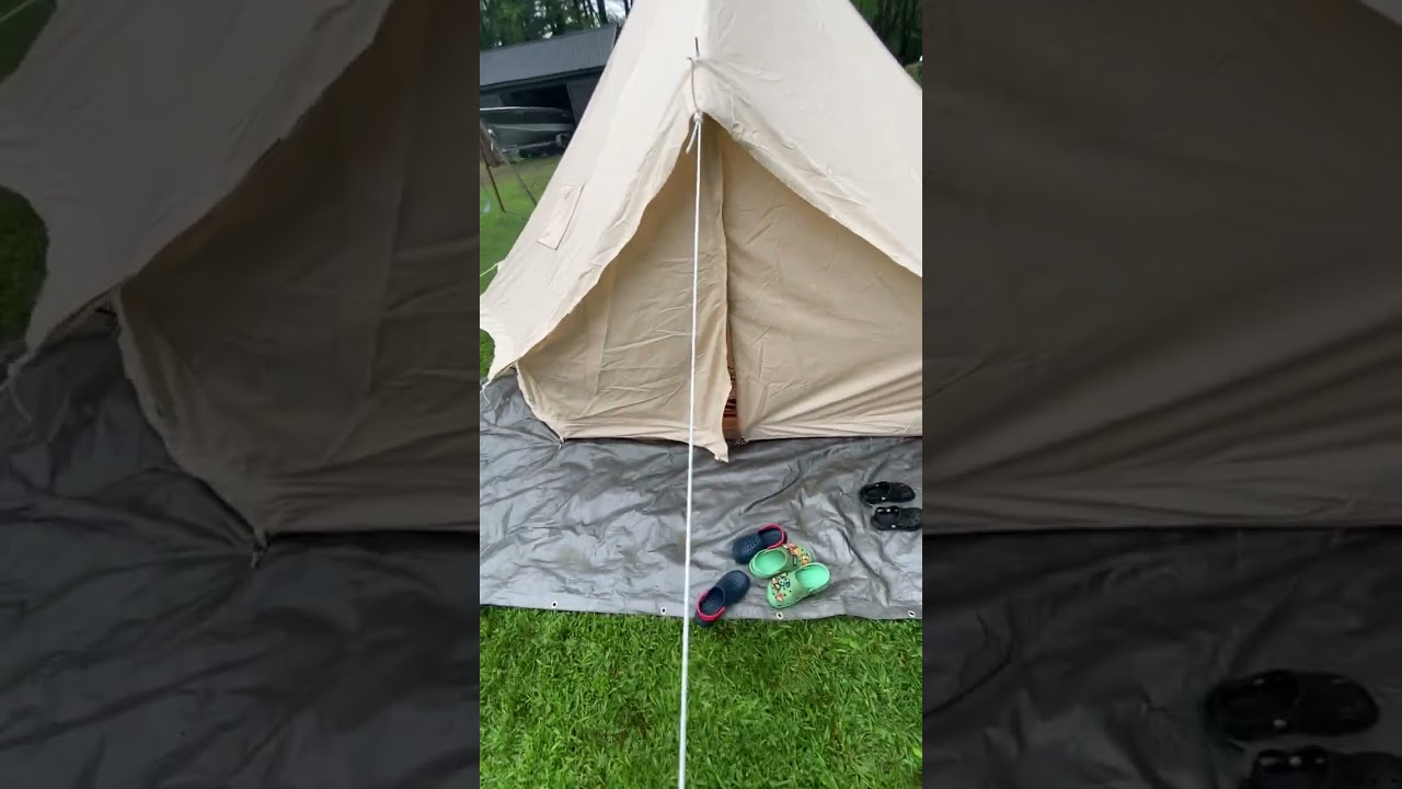 Cotton canvas bell tent 4m vevor brand part 1