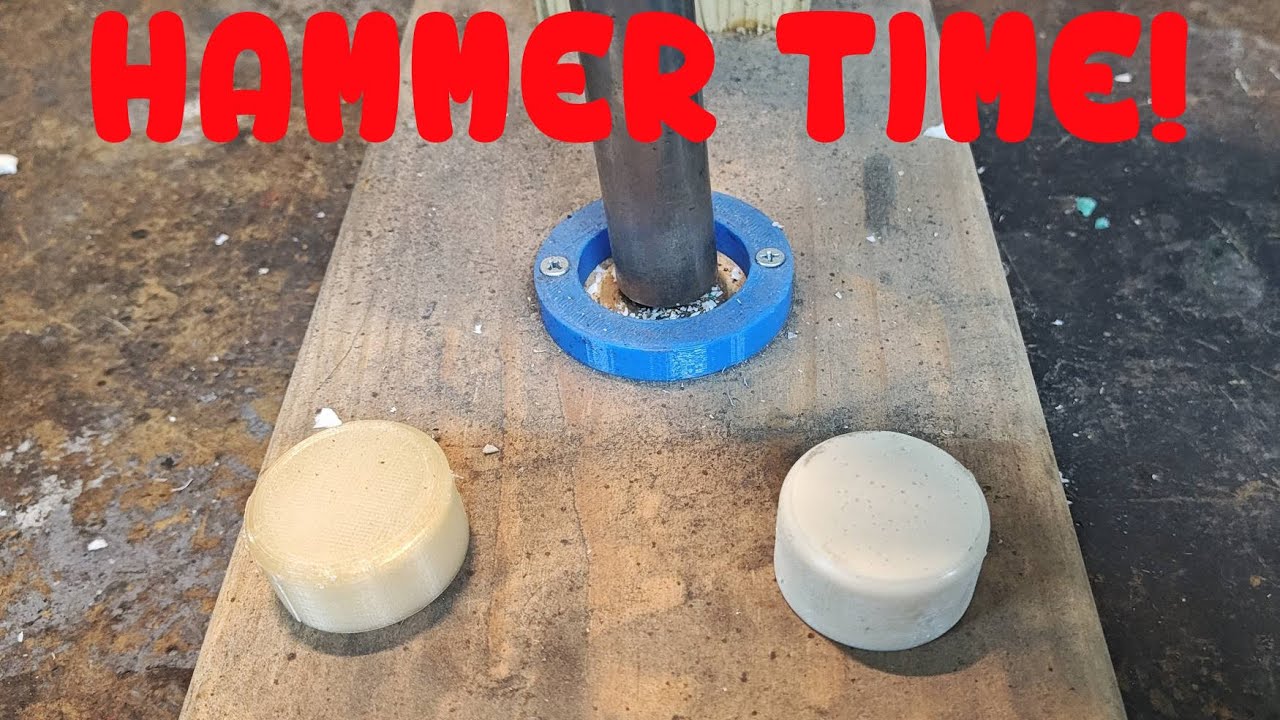 Hammer Time! ABS filament vs. ABS Like Resin! One can take a punch and one has a glass jaw!