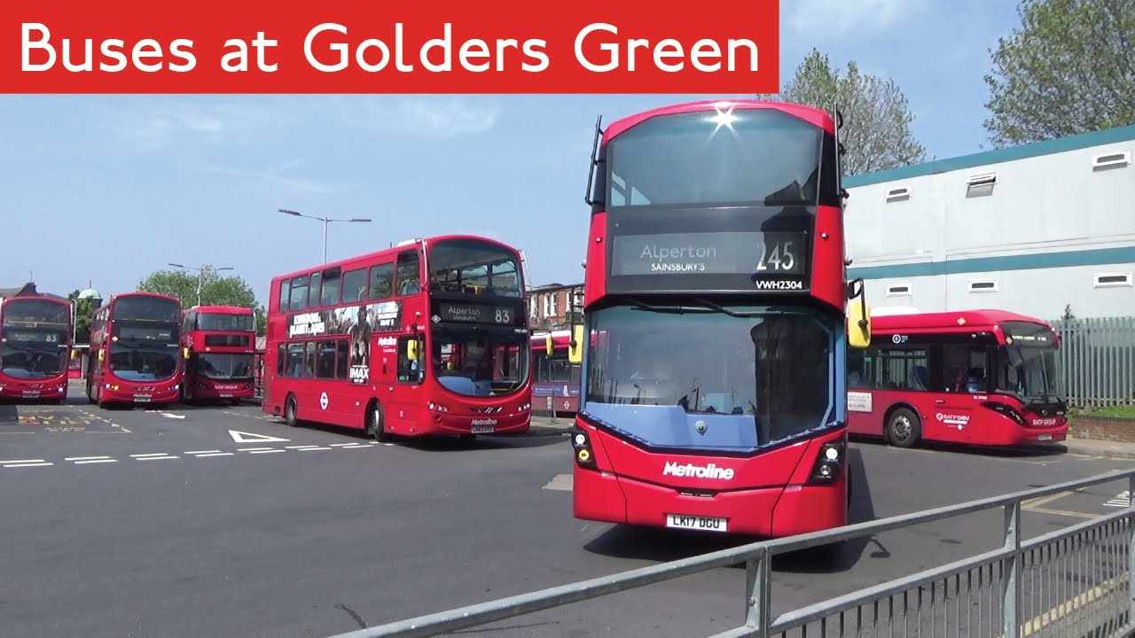 Buses At Golders Green Bus Station