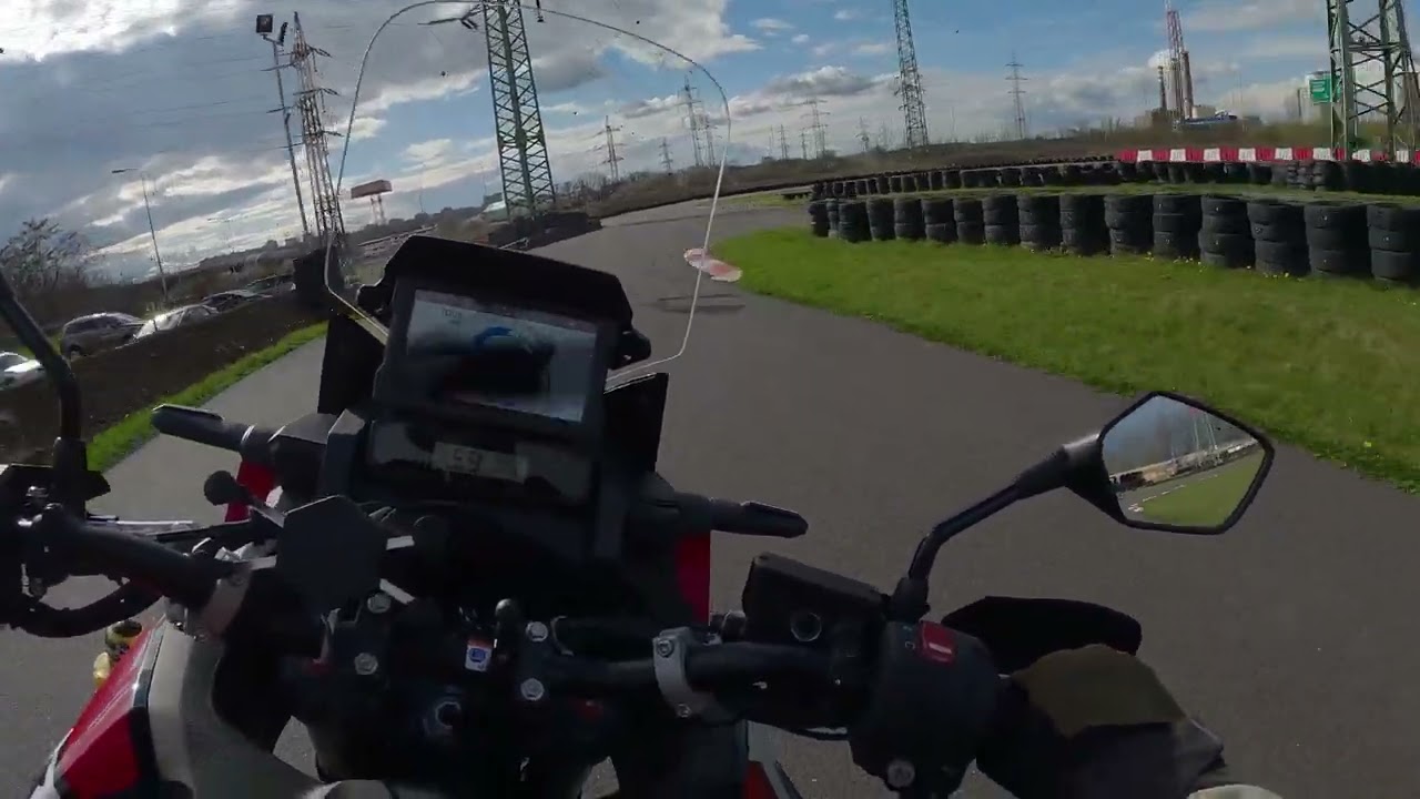 Mitas E09 Dakar on the road racing circuit | Africa Twin 1100 |