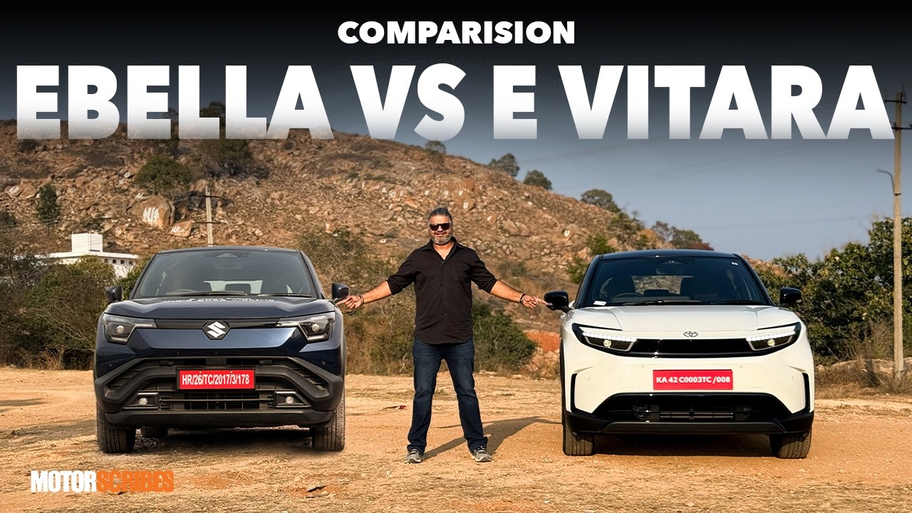 Toyota Urban Cruiser Ebella против Maruti Suzuki e Vitara – один и тот же электромобиль, но с раз...