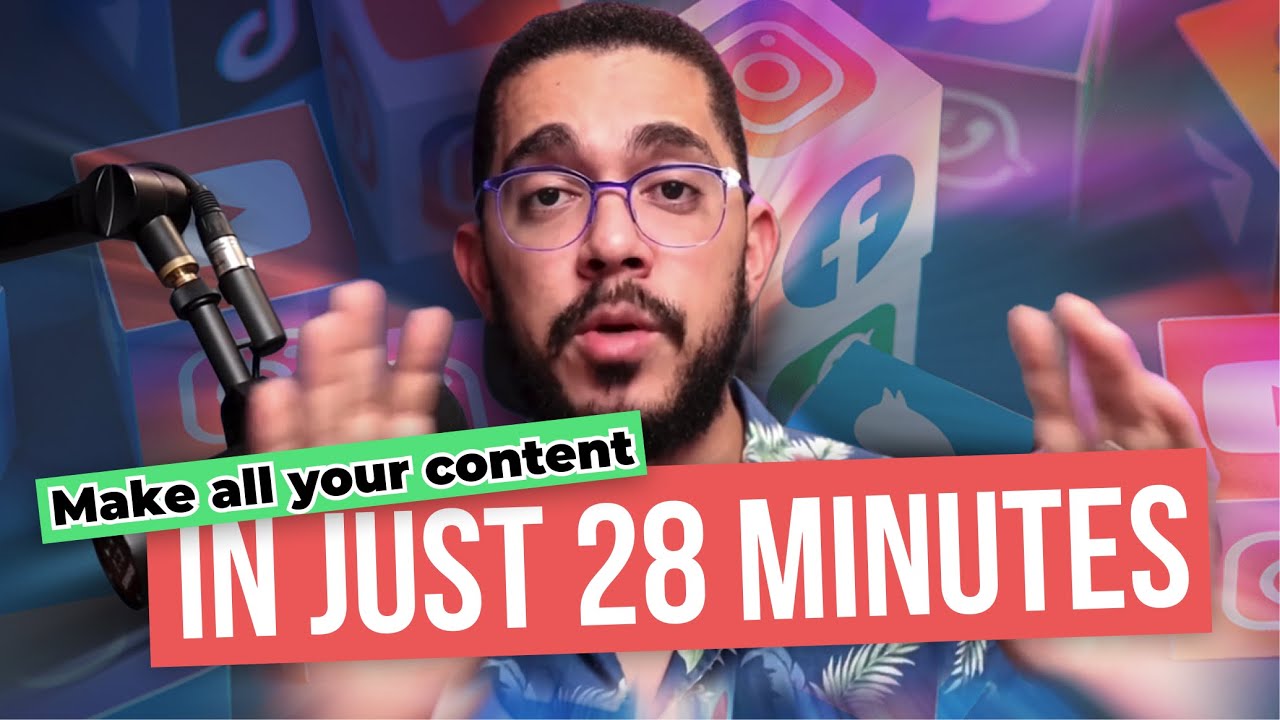 Create Content In 28 Minutes A Day For Twitter, Instagram, LinkedIn, And Your Newsletter