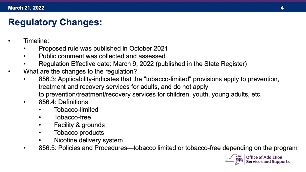 Learning Thursdays: Tobacco-Free and Tobacco-Limited Services