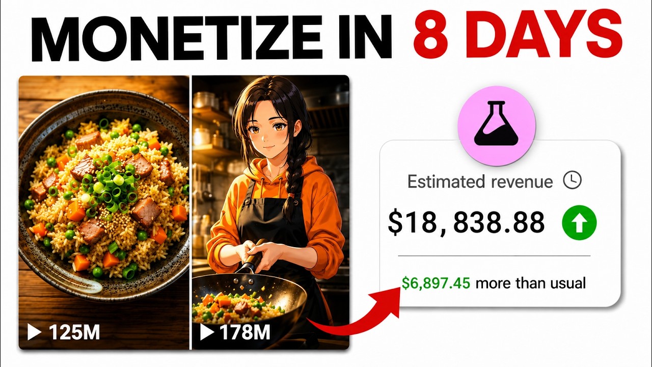 How To Create VIRAL AI Anime ASMR Cooking Videos for FREE (New Viral Niche)