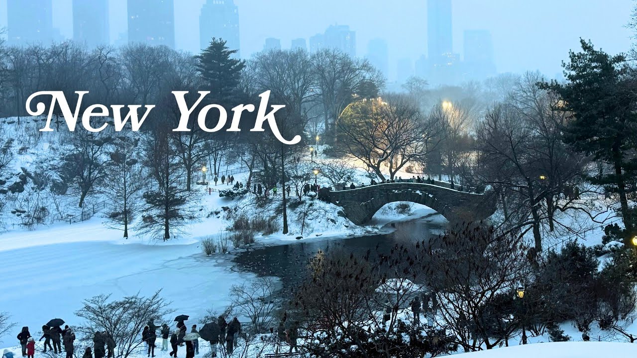 NYC LIVE: Winter Snow Storm 2026 in Manhattan ❄️
