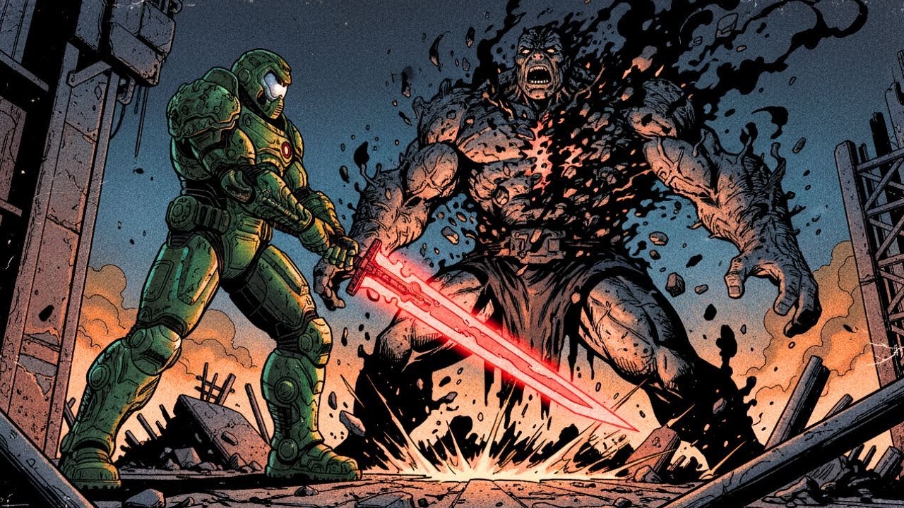 What if the Doom Slayer entered DC Universe