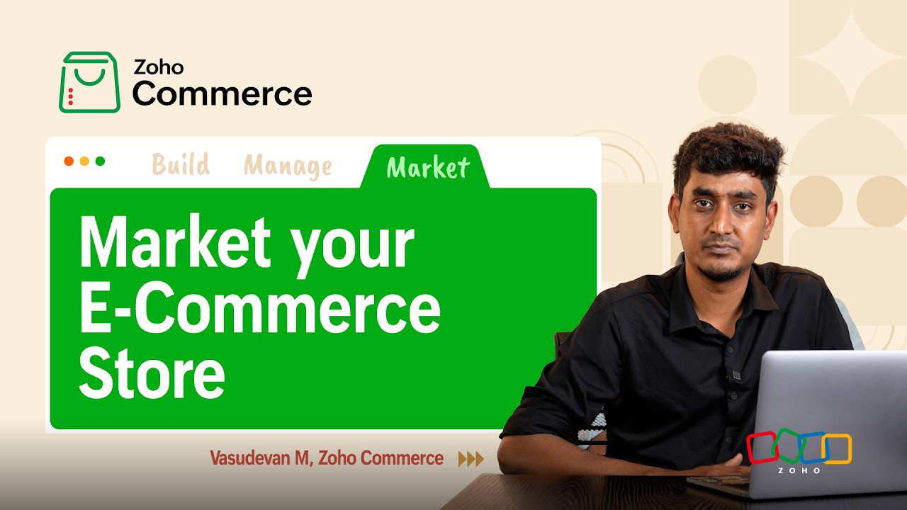 How to market your online store with Zoho Commerce?