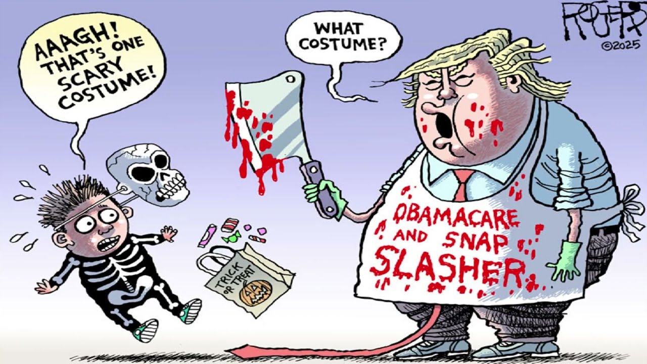 OCTOBER 31 | Funny Political Cartoon | Daily United States Comic | Trump Satire Political Humor