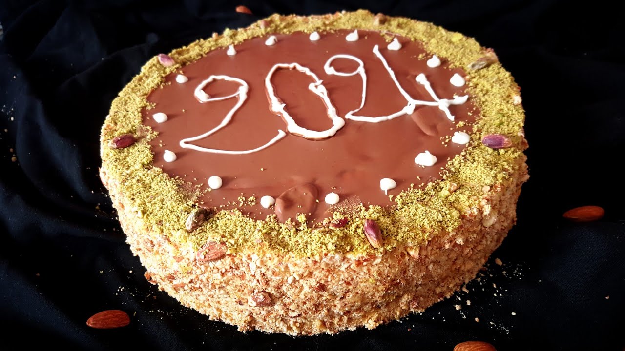 جاتو جنواز بنكهة البراليني و القهوة حاجه روعة لرأس السنةgateau genoise