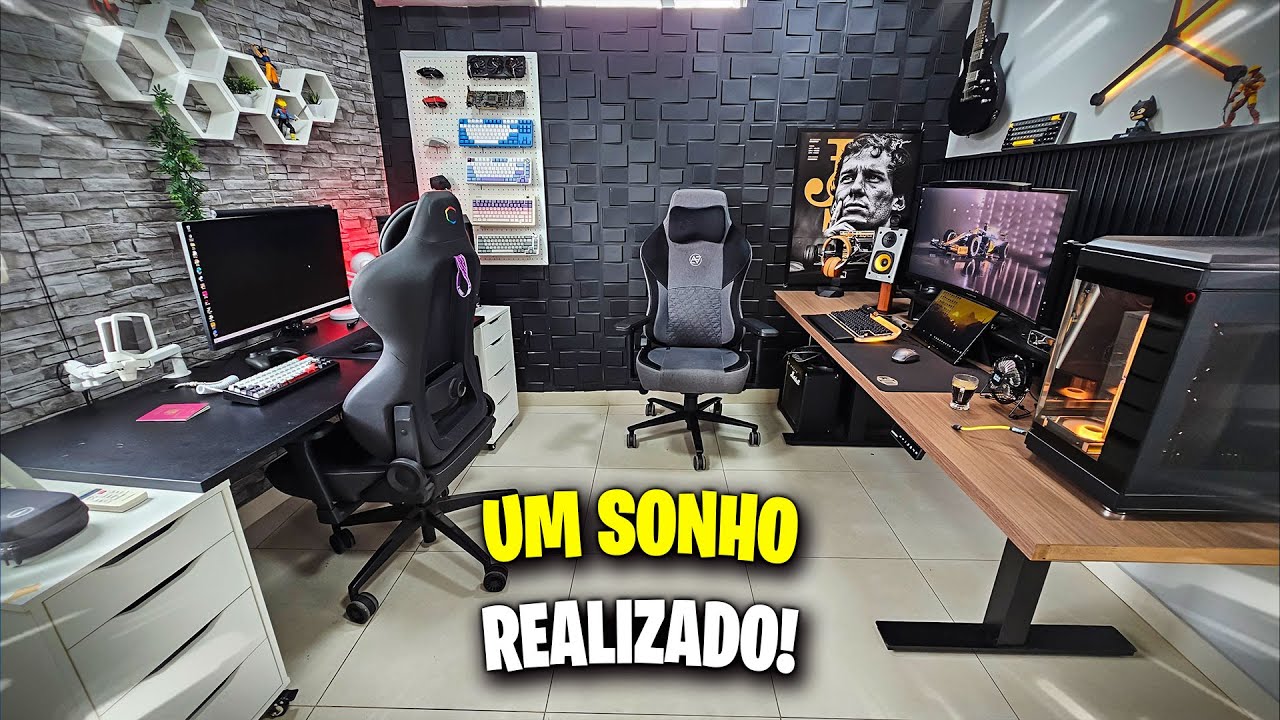 Tour pelo meu Setup! Melhorias que quero fazer em 2025