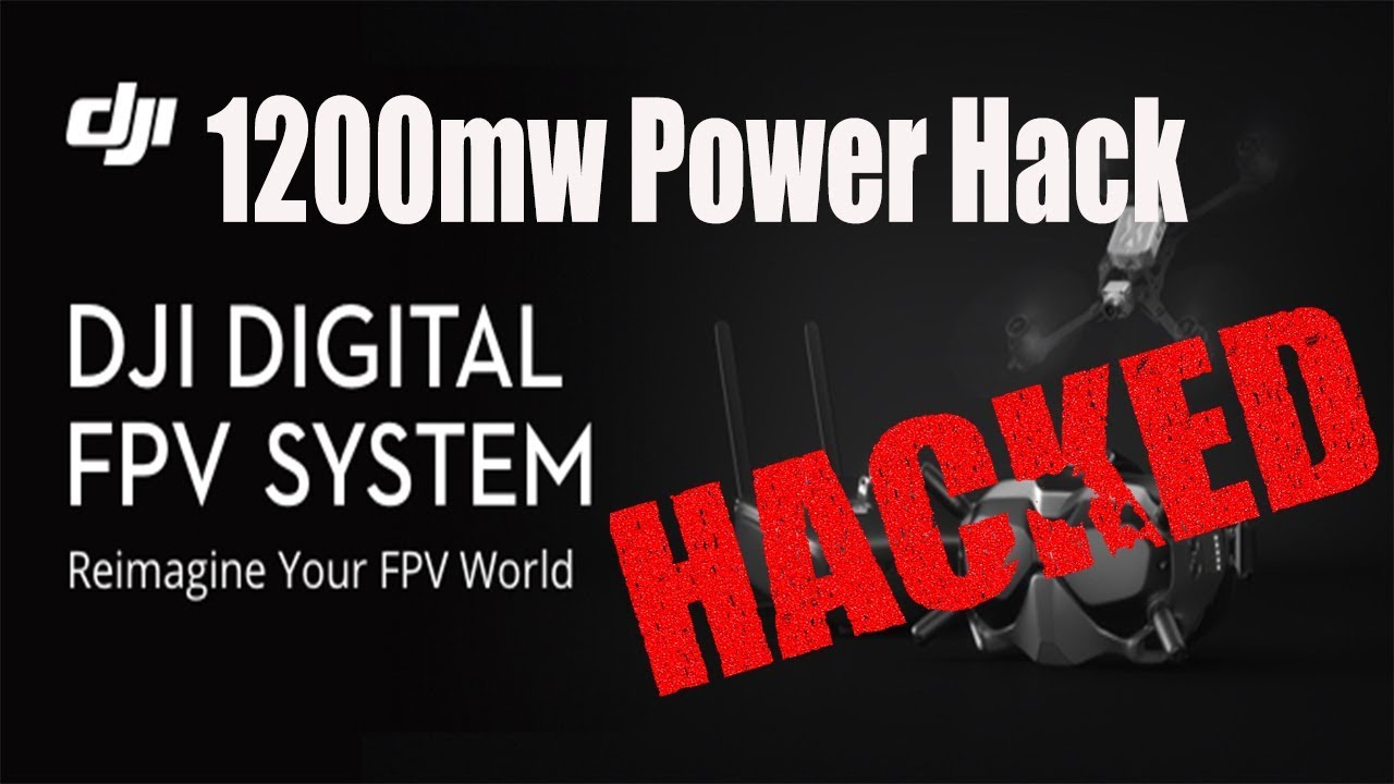DJI Digital FPV System 1200mw Power Hack - Tutorial