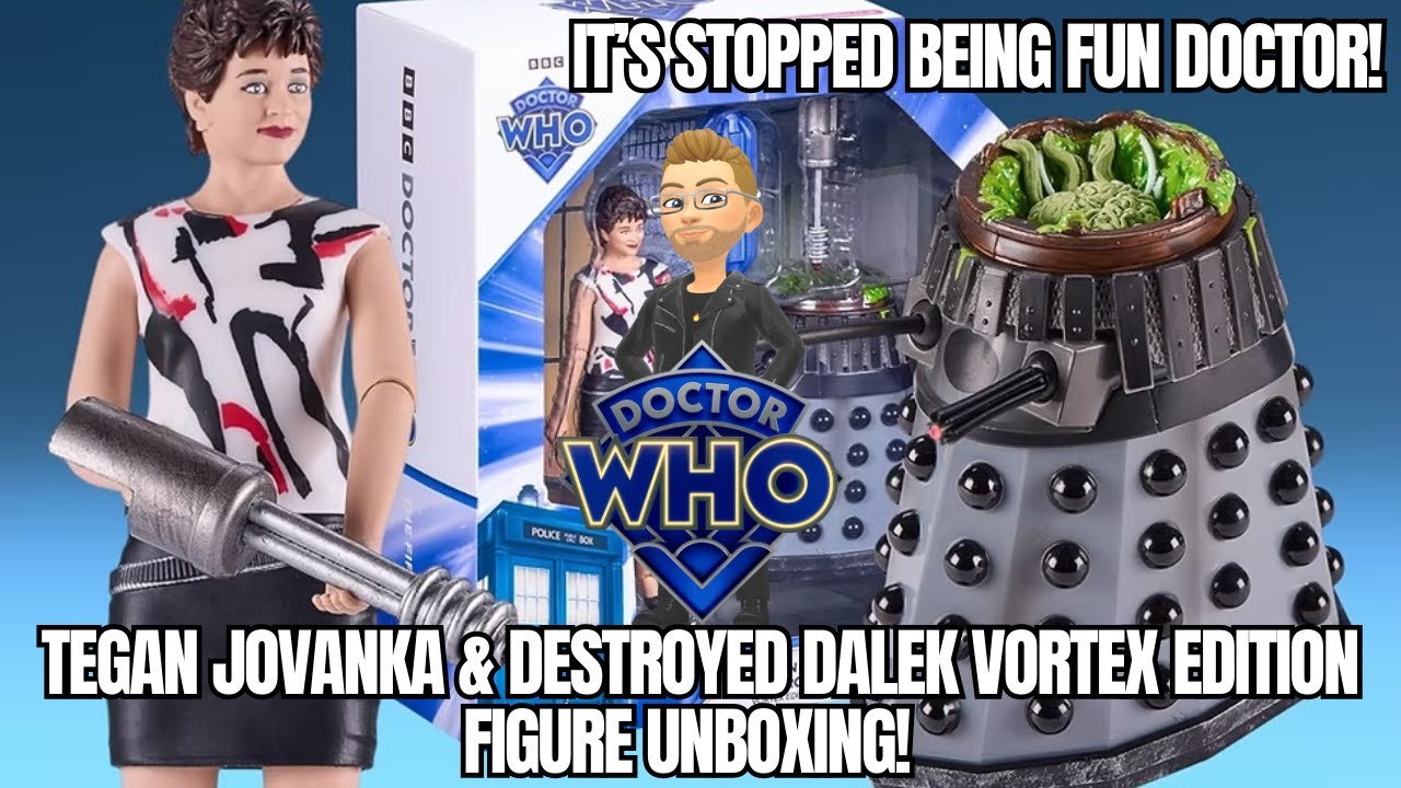 Doctor Who: Tegan Jovanka & Destroyed Dalek Vortex Edition Figure Unboxing