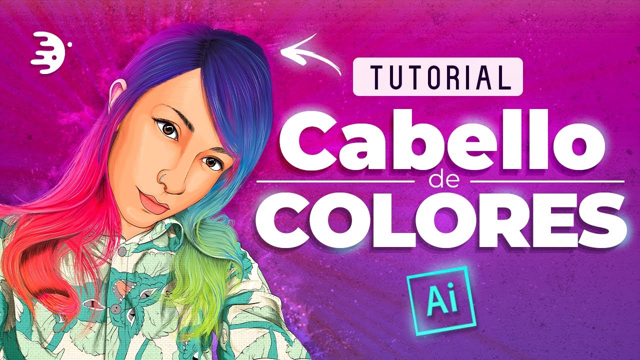 COLOR Hair | Illustrator Tutorial