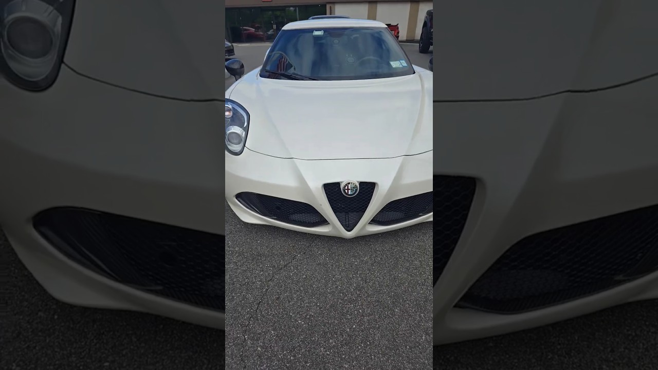 Alfa 4C ar Car's and Coffee Westchester
