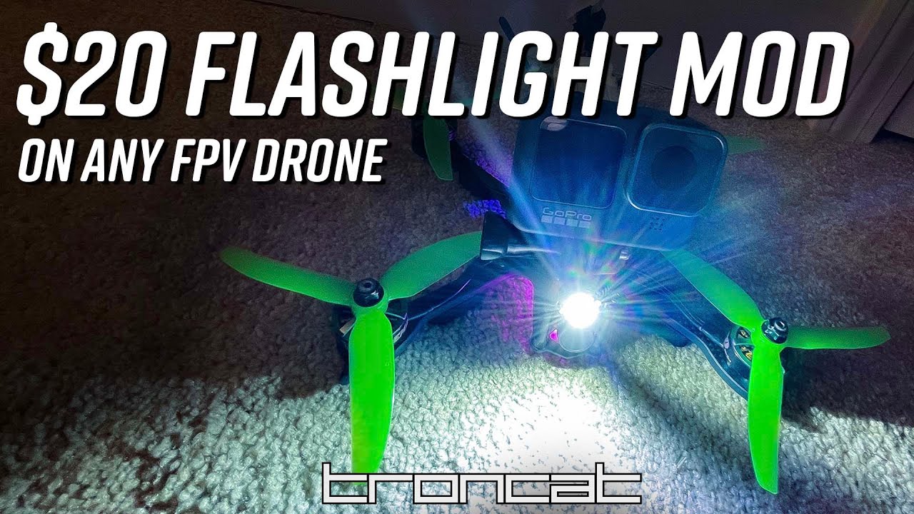 How to Add a Switchable Flashlight to an FPV Drone!