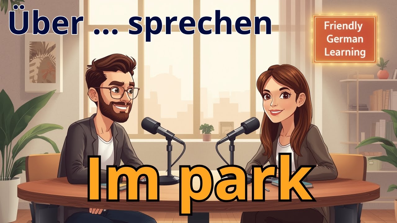 Talking About In The Park in German | Im Park | Deutsch lernen mit Dialogen |  Listening Practice