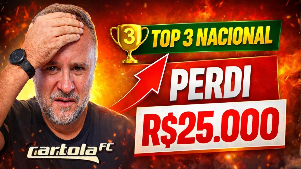 Como Perdi R$ 25.000 no Cartola FC