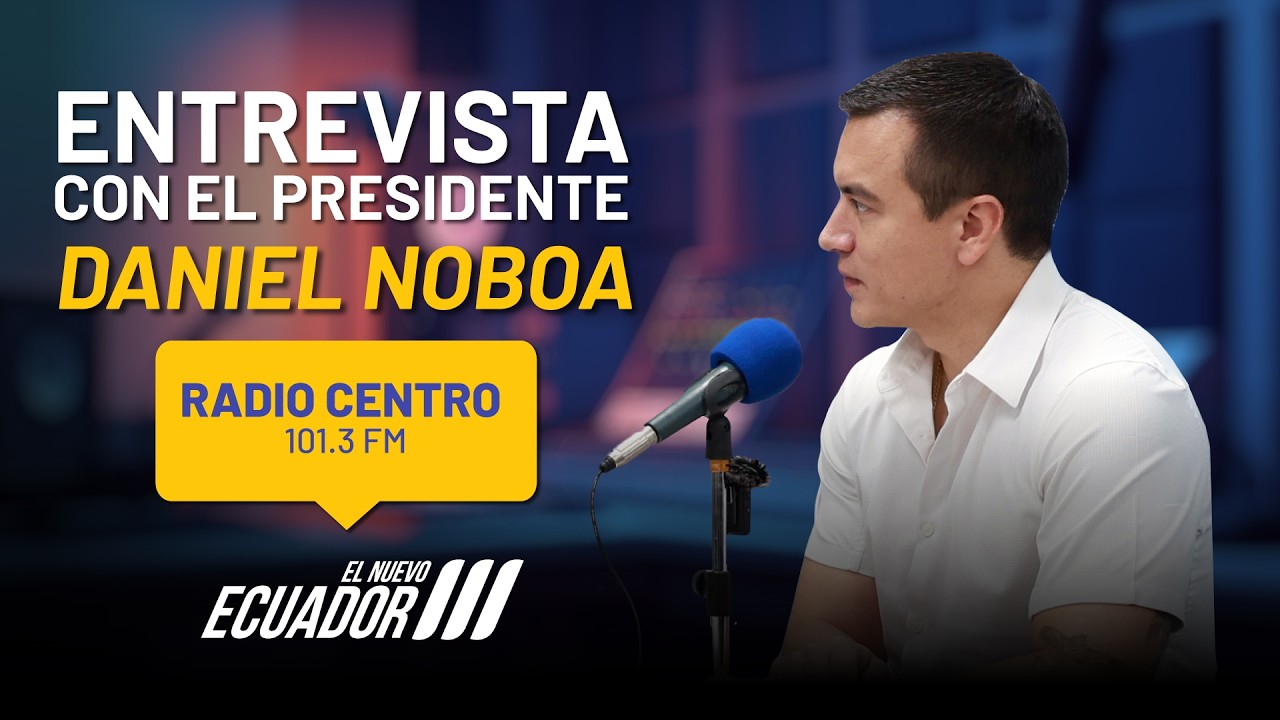 Entrevista con el presidente Daniel Noboa
