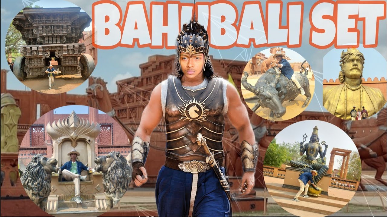 Bahubali set in Ramoji is something really crazy 🌝! This is the place where Baahubali was shot..🎊😍