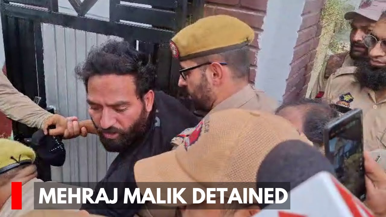 Doda MLA Mehraj Malik Detained Under PSA