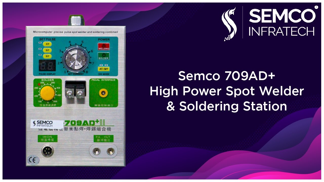 Semco 709AD+ High Power Spot Welder & Soldering Station