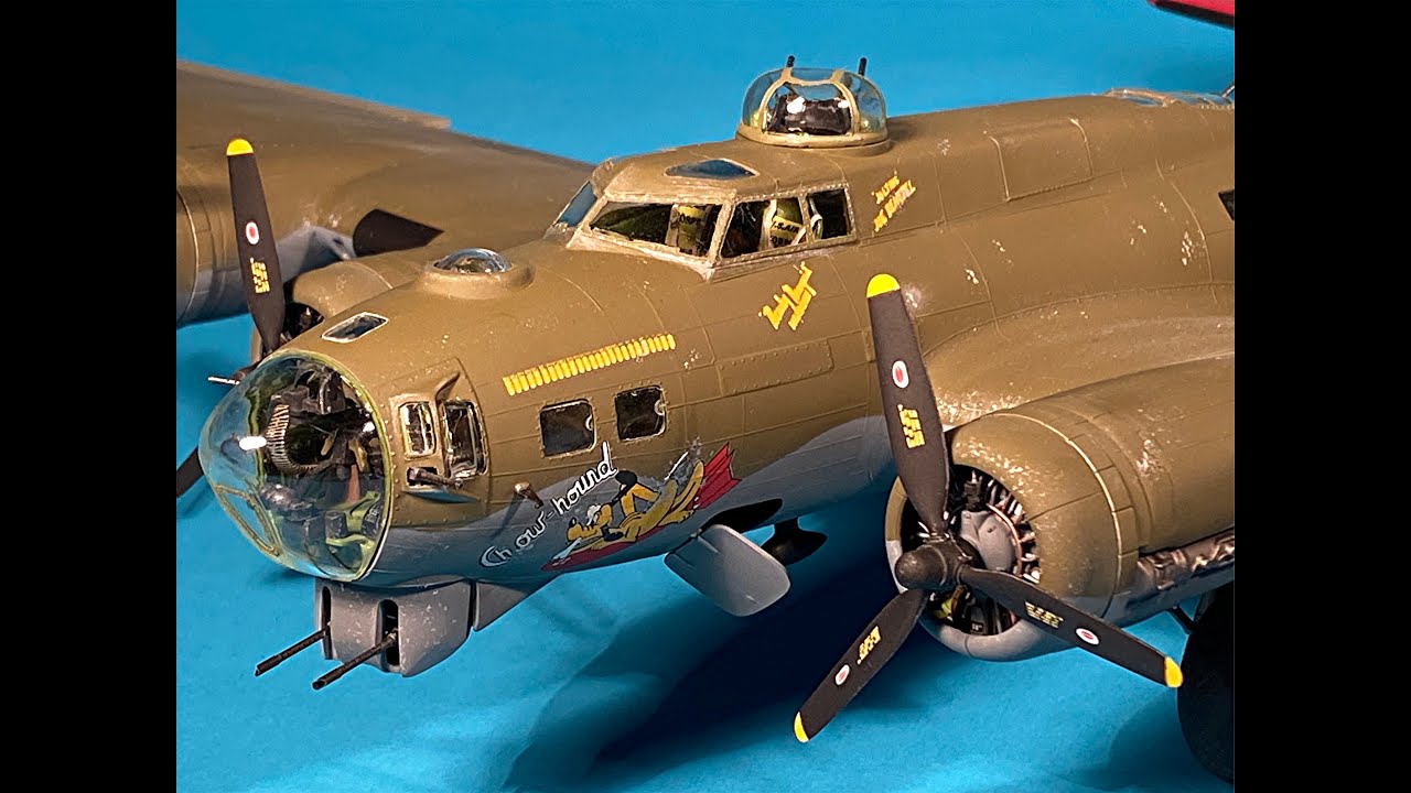 Детализация и сборка самолёта Revell Monogram B-17G в масштабе 1/48, часть 1 — The Wings