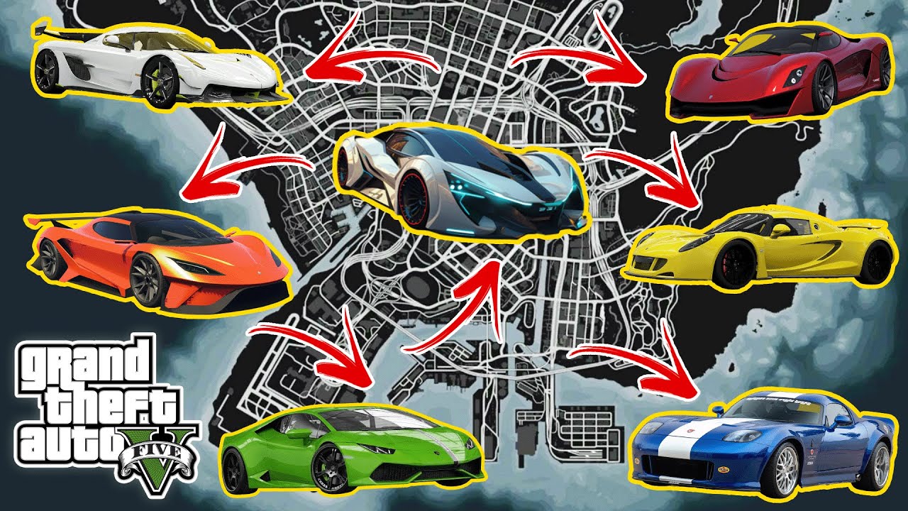 GTA 5 - All New Story Mode Rare Cars Locations 2026 (PS5, PS4, XBOX & PC)