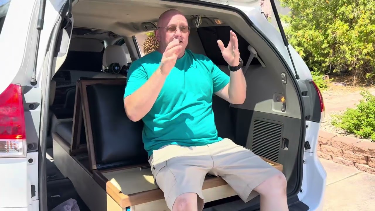 Sienna Camper Van Bed / Couch Platform [installed]