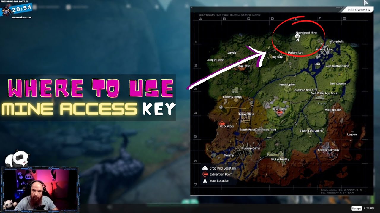 Mine Access Key Location & Loot - The Cycle Frontier