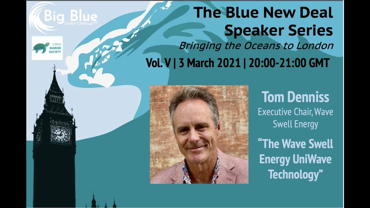Blue New Deal Speaker Series Vol. V with Dr. Tom Denniss