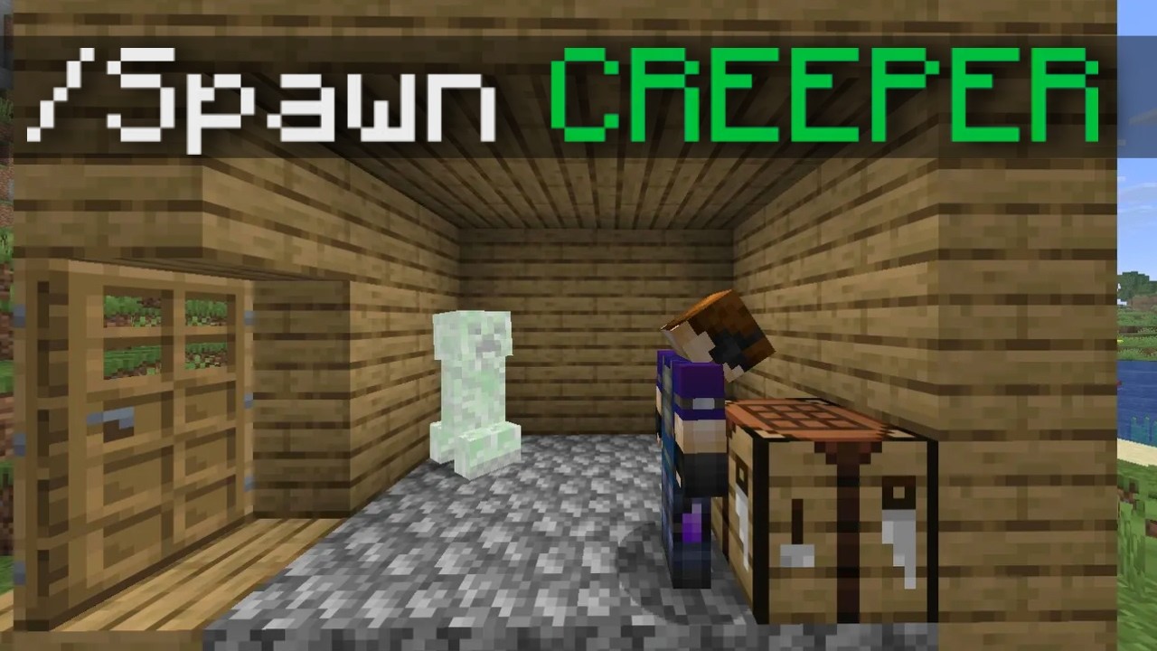 Trolling my friend in Minecraft