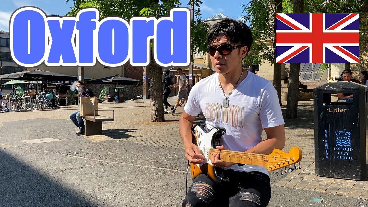 Busking in Oxford / (Oxford Vlog Day 1) / 2021 / Jimi Hendrix / Hey Joe / Little Wing / Voodoo Child