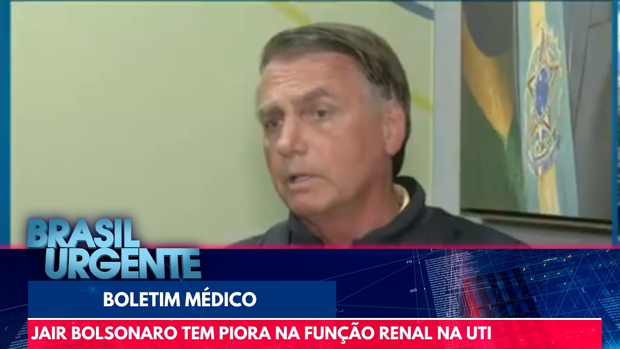 Jair Bolsonaro tem piora na função renal, diz novo boletim médico | Brasil Urgente