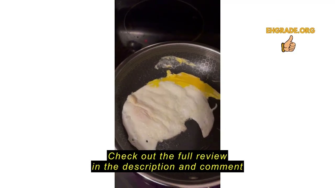 Review HexClad Hybrid Nonstick 6-Piece Fry Pan Set, 8, 10 and 12-Inch Frying Pans with Tempered Glas