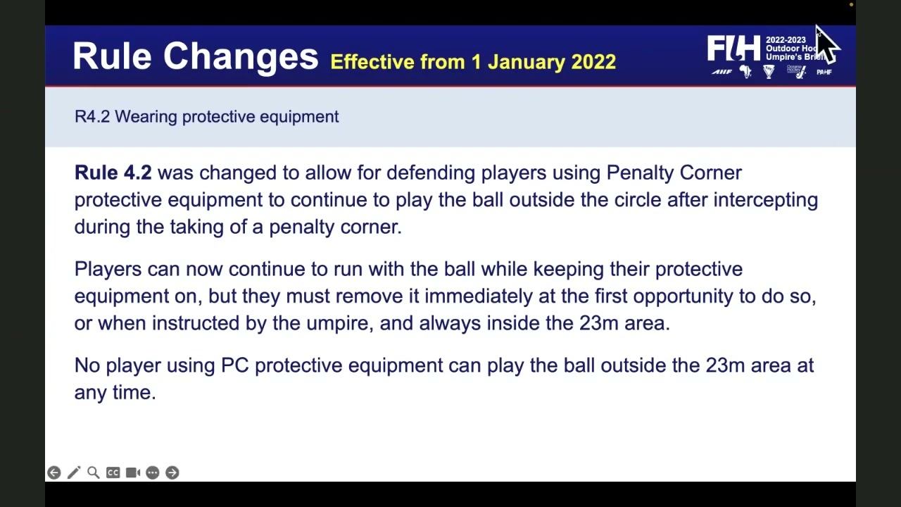 Umpires Briefing Webinar