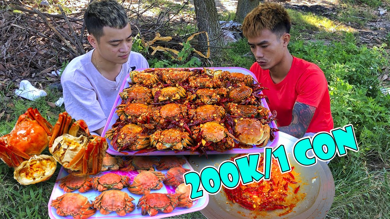 Hữu Bộ | Chiêu Đãi Anh Em Món Cua Sốt Cay Siêu Đắt Trị Giá 200K 1 Con