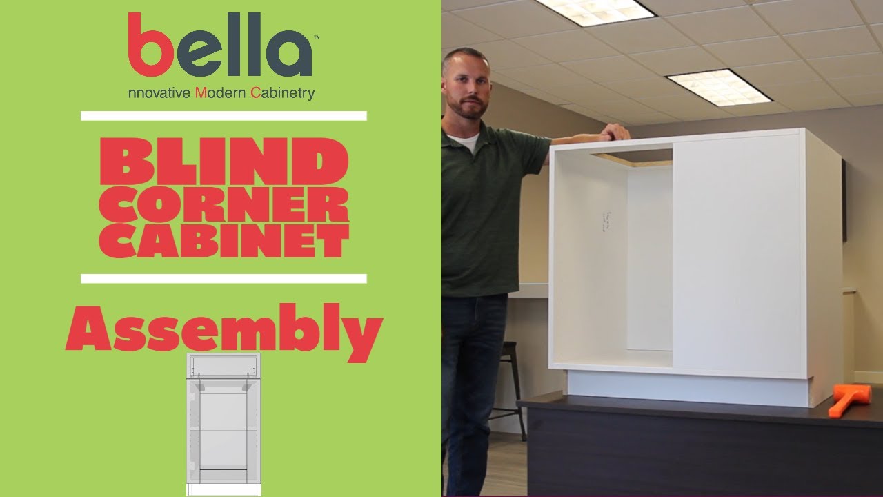 Blind Corner Base Cabinet Assembly