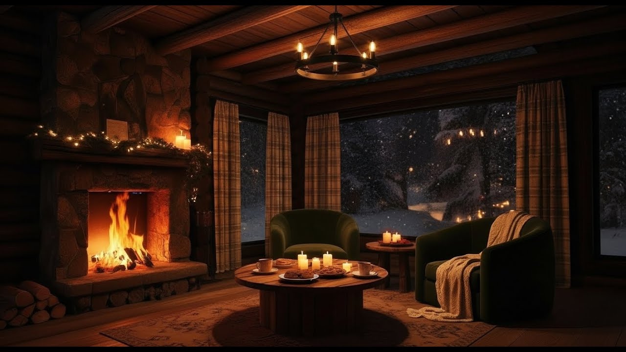 🔥❄️ Radio of Soothing Piano & Fire Crackling Sounds for Calm Focus, Healing, and Winter Ambience!