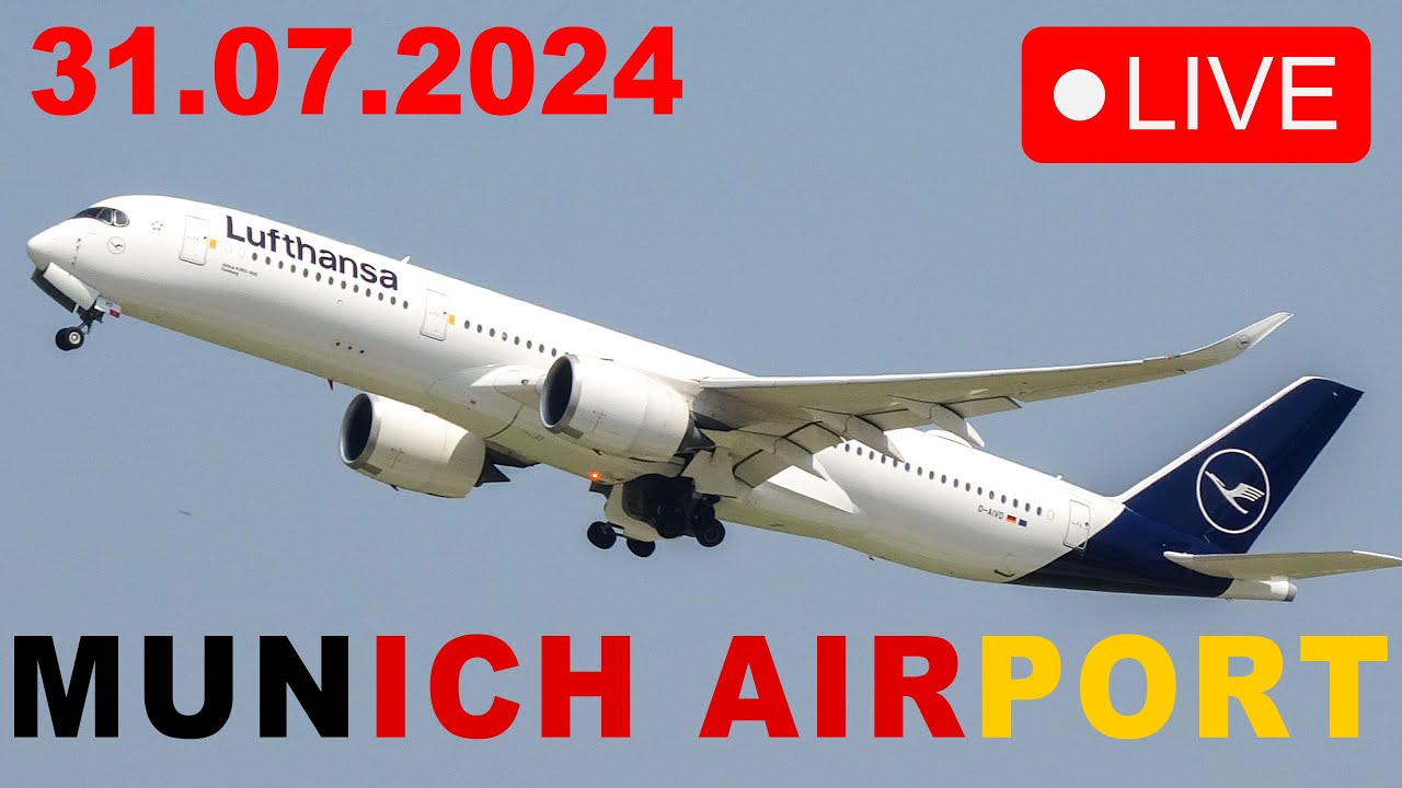 🔴 LIVE Munich Airport Plane Spotting (EDDM/MUC) w/ @PLM_AVIATION