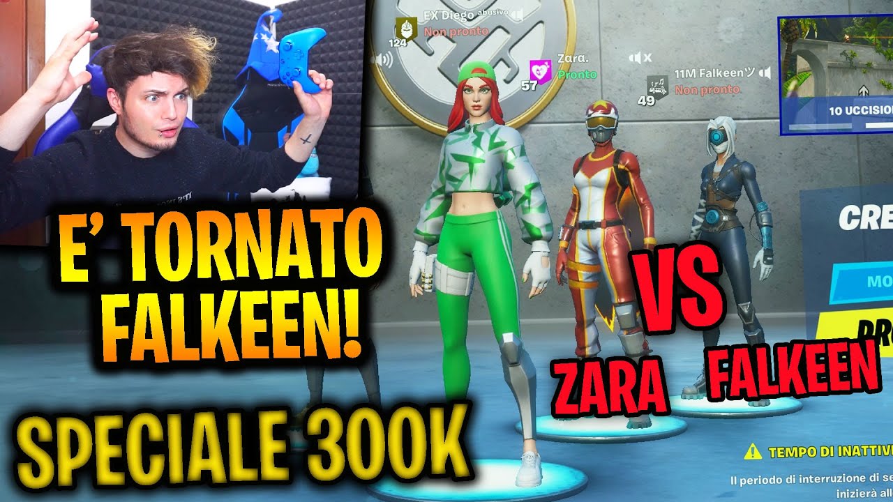 TORNA FALKEEN il RE della CREATIVA e SFIDA EX ZARA! NON IMMAGINATE CHE SFIDA! SPECIALE 300K! ASSURDO