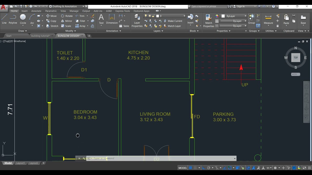 62 SqMtr HOUSE PLAN