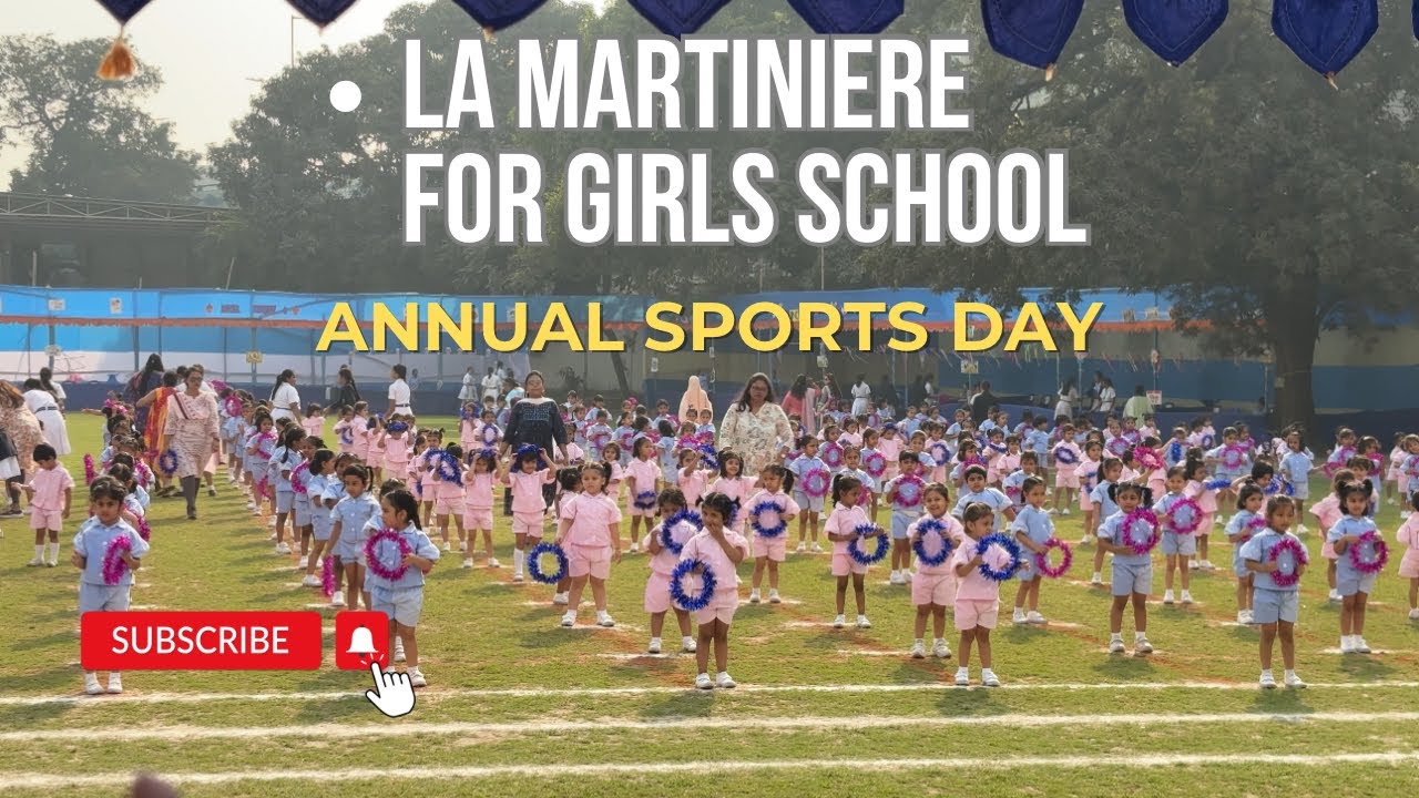 Annual Sports Day ⛹️‍♀️| La Martiniere for Girls School👩‍🏫 