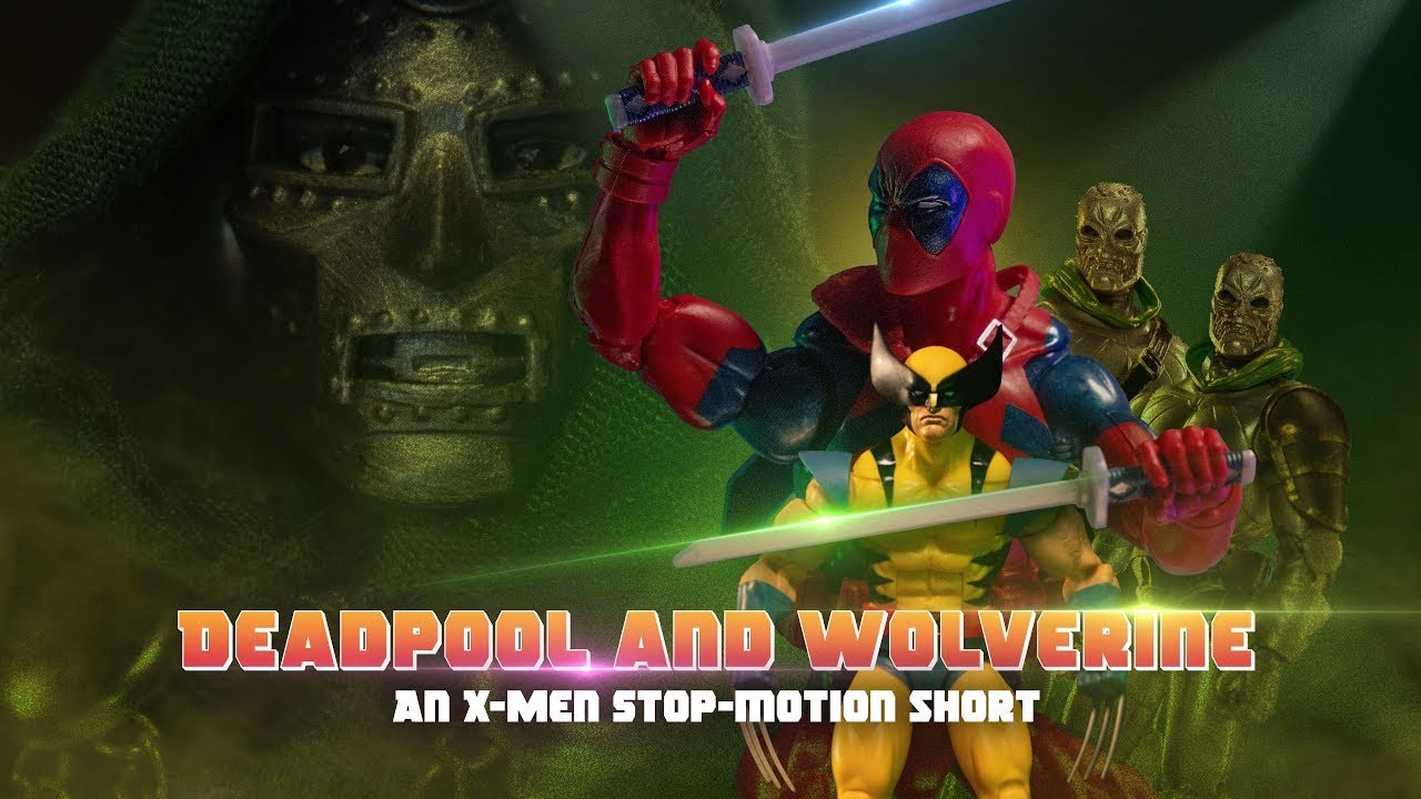 Deadpool & Wolverine Take on Dr Doom | X-Men & Marvel Stop Motion