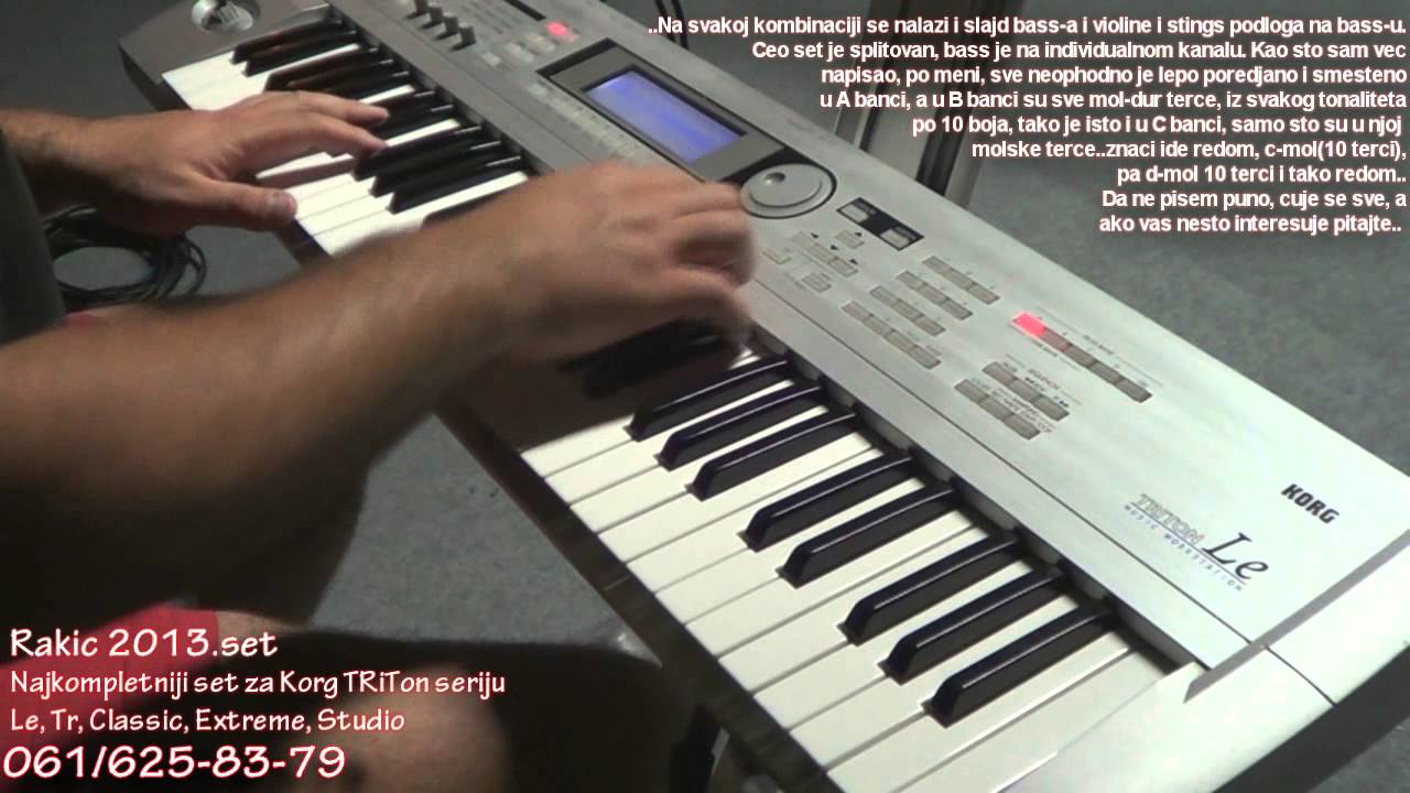 ►♫ NAJKOMPLETNIJI SET ZA KORG TRITON SERIJU - RAKIC 2013 ♫◄