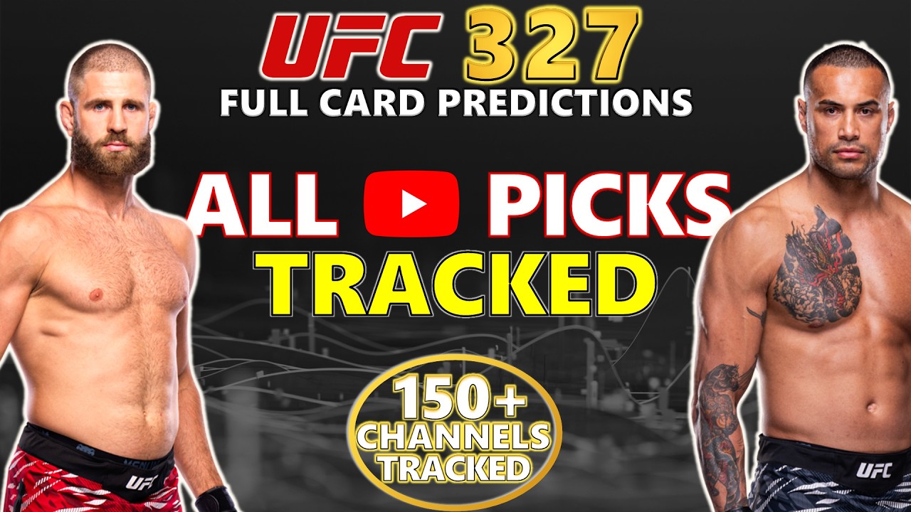 UFC 327: Proch&aacute;zka vs. Ulberg - EVERY Channel Tracked (1,200 Picks!)